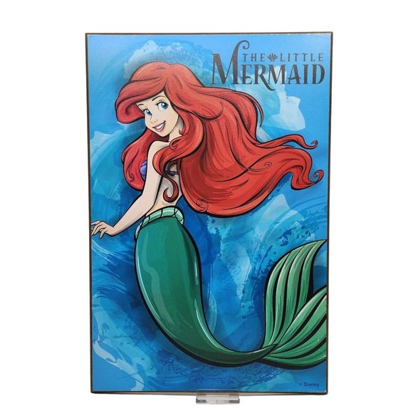 Disney Wall Decor Disneys The Little Mermaid Wooden Picture Hanging